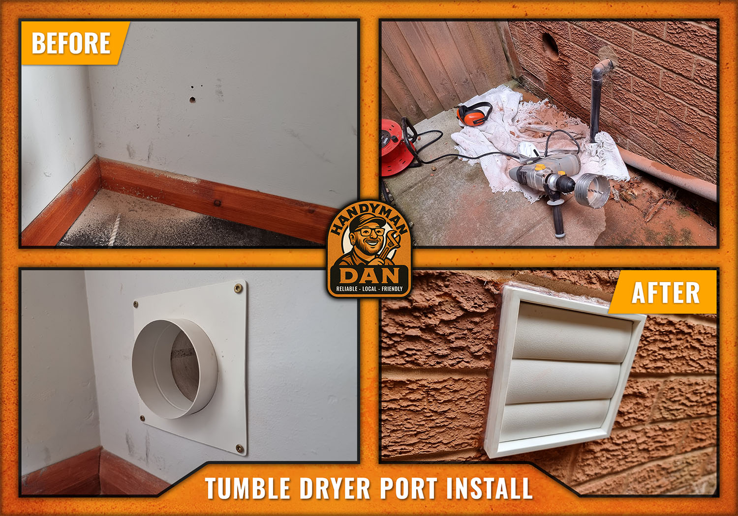 Tumble Dryer Vent Installation