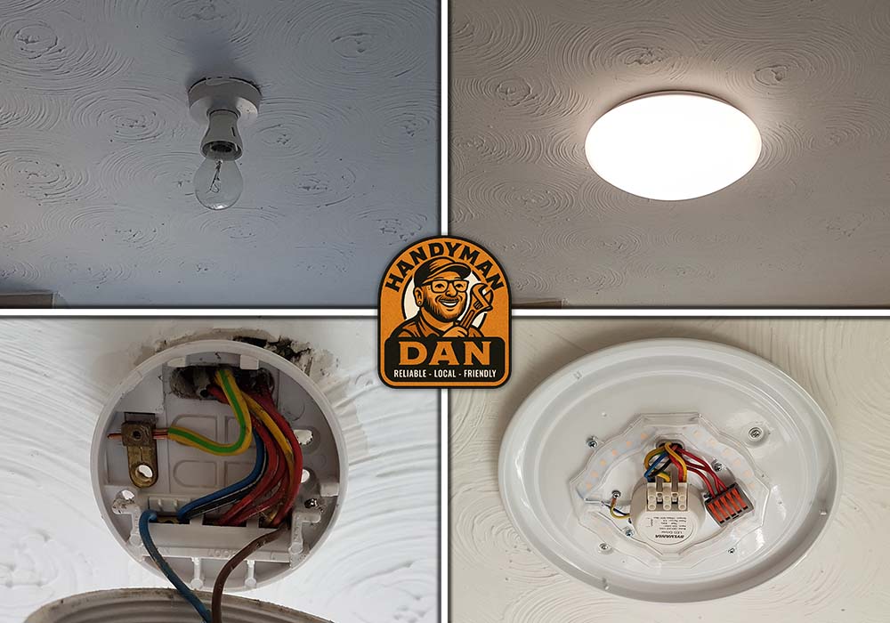 LED Bathroom Light Upgrade